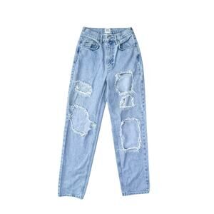 BDG Urban Outfitters High Rise Baggy Distressed Jeans Size 26